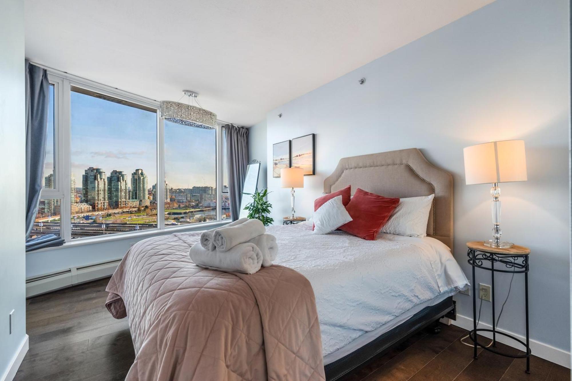 Downtown 1 Bedroom Water View Condo Vancouver Exteriör bild